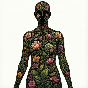 Botanical Figure Outline