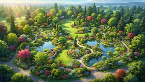 Botanical Garden Site Plan