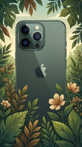 Botanical iPhone in Nature