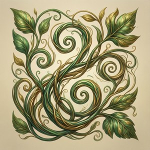 Botanical Squiggle Vines