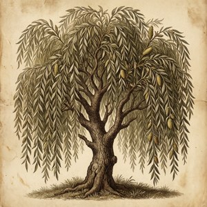 Botanical Willow Print