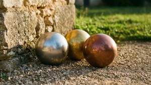 Boules on Gravel at Dusk
