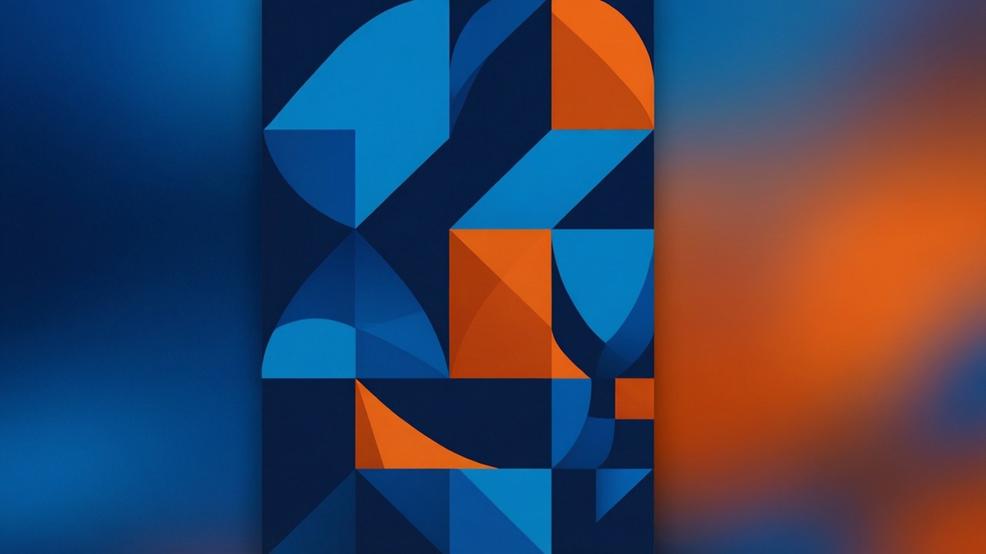 Bounce Inc. Geometric Abstraction by Wallpapers.art Studio