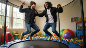 Bouncing Shawn and Chase