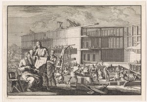 Bouw van de ark van Noach