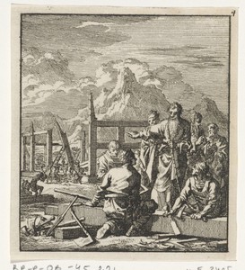 Bouw van de ark van Noach