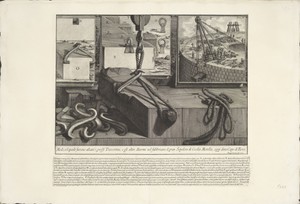 Bouw van de Tombe van Caecilia Metella te Rome
