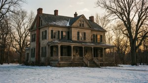 Bovaird House in Winter