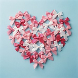 Bow Heart Arrangement