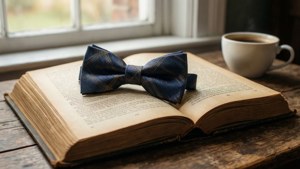 Bowtie with Vintage Book