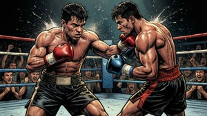 Boxing Match Panel