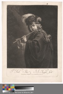 Boy Playing a Flute