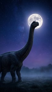 Brachiosaurus Moon Glow