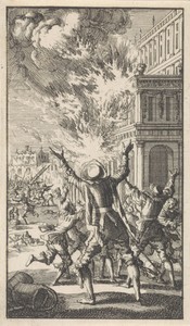 Brand in het Escorial