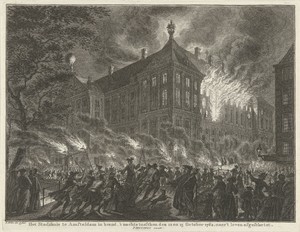 Brand in het stadhuis van Amsterdam, 1762