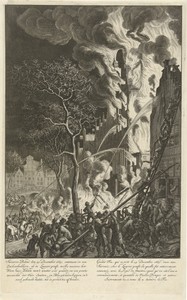Brand op de Lauriergracht te Amsterdam, 1669