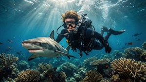 Brave Deep-Sea Diver