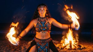 Brave Fire Dancer