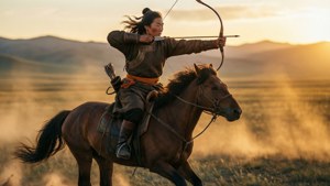 Brave Mongolian Archer
