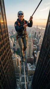 Brave Tightrope Walker