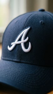 Braves Cap Close-Up