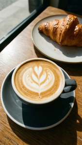 Breakfast Tulip Latte
