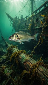 Bream by Sunken Wreck