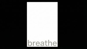 Breathe Text Line
