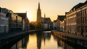 Breda Skyline Golden Hour