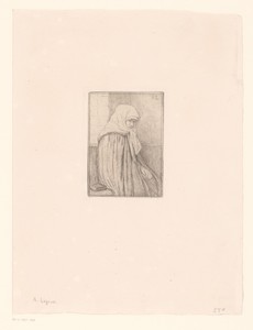 Bretonse vrouw met hoofddoek