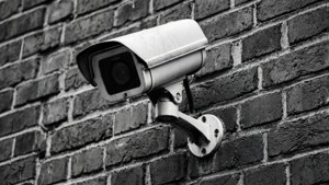 Brick Wall CCTV