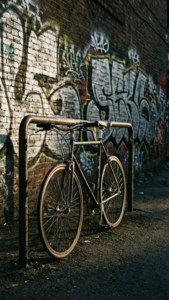 Brick Wall Graffiti Rack