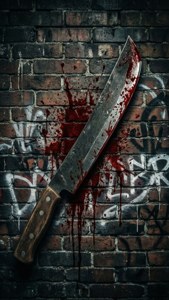 Brick Wall Splatter
