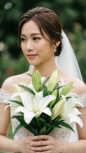 Bridal Lily Bouquet