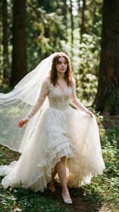 Bride in the Woods