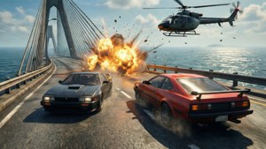 Bridge Car Chase