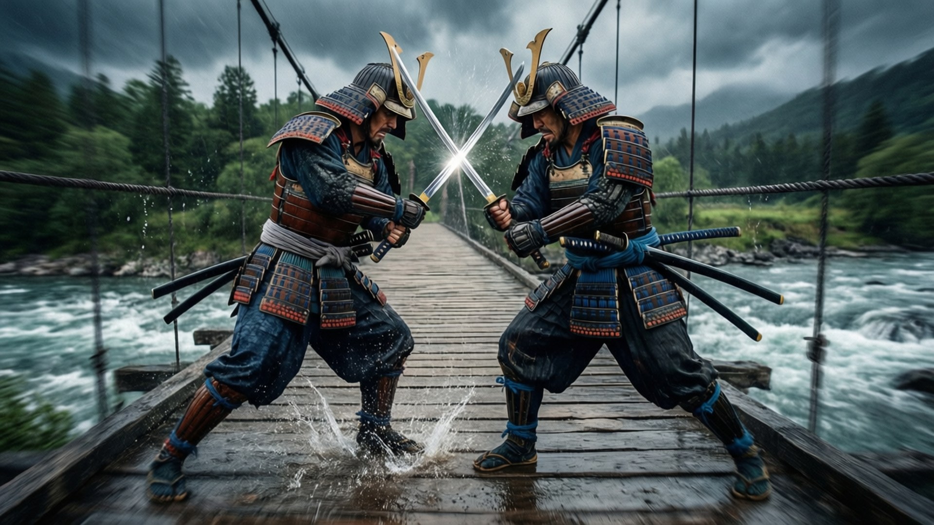 Bridge Clash by Wallpapers.art Studio