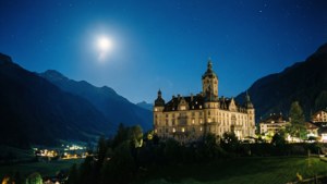 Brig Under Moonlight