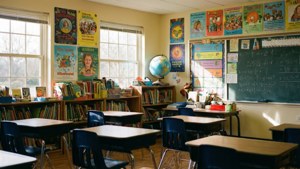 Bright Classroom Setup