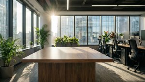 Bright Office Workspace