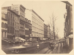 [Broadway, looking north from Broome Street, New York]