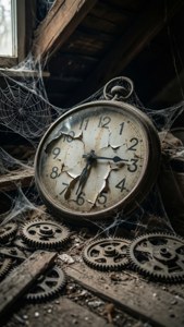 Broken Attic Clock