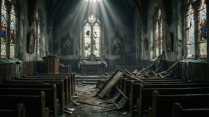 Broken Church Interior