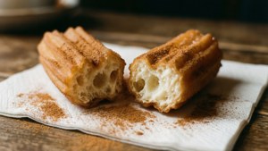 Broken Churro Close-Up