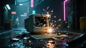 Broken Cyberpunk PC