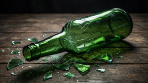 Broken Green Bottle