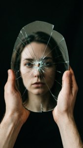 Broken Mirror Reflection