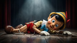 Broken Pinocchio Puppet