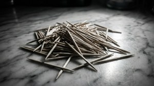 Broken Toothpicks Marble