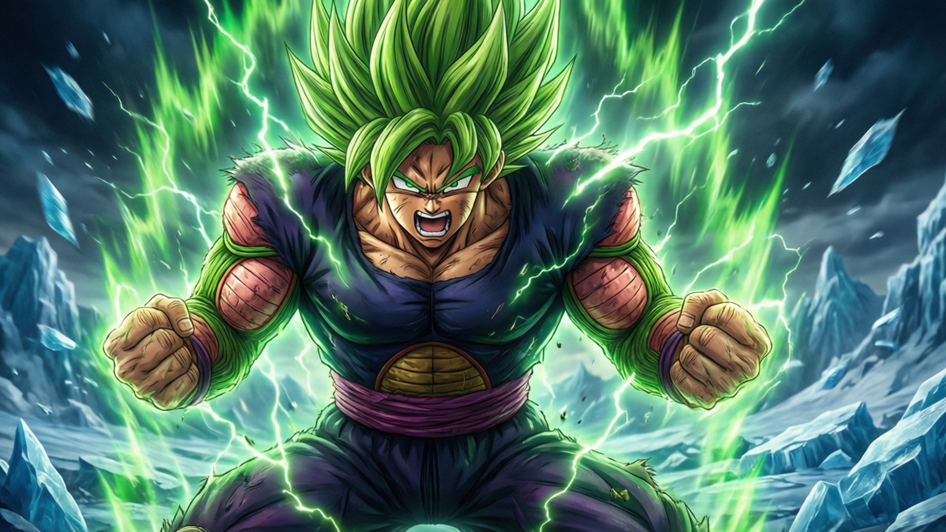 Broly's Wrath Unleashed by Wallpapers.art Studio